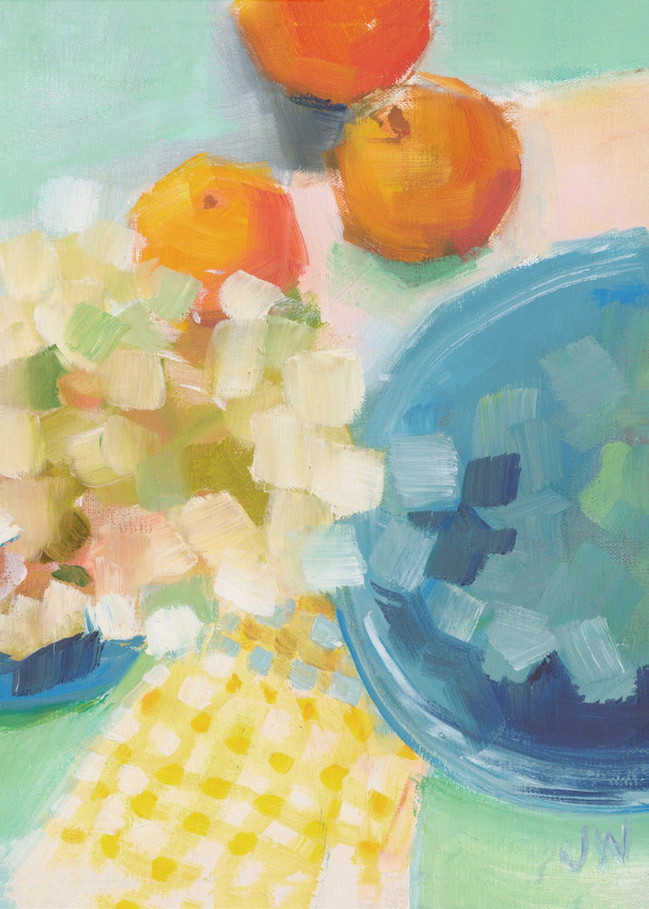 Oranges and Hydrangea | Poster