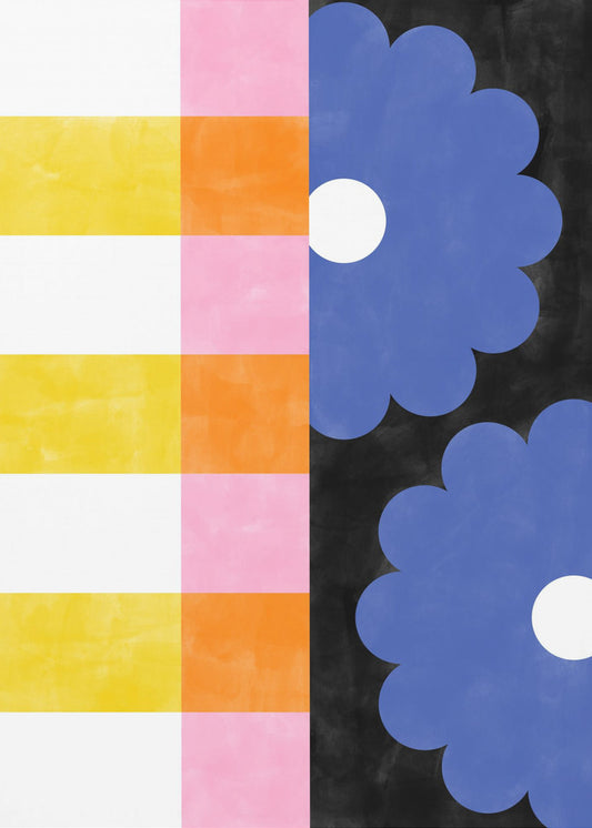Floral Stripes | Poster