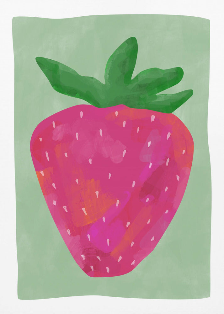 Vibrant strawberry | Canvas