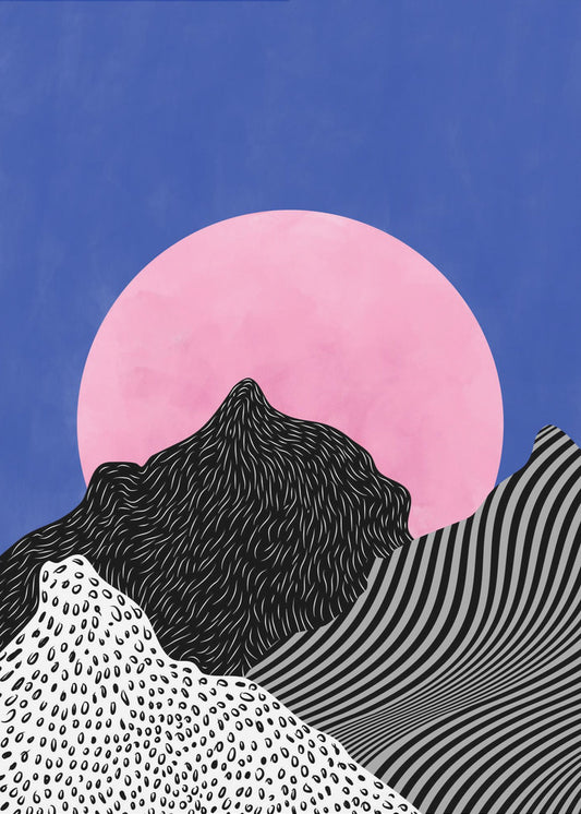 Surreal Peaks View | Poster