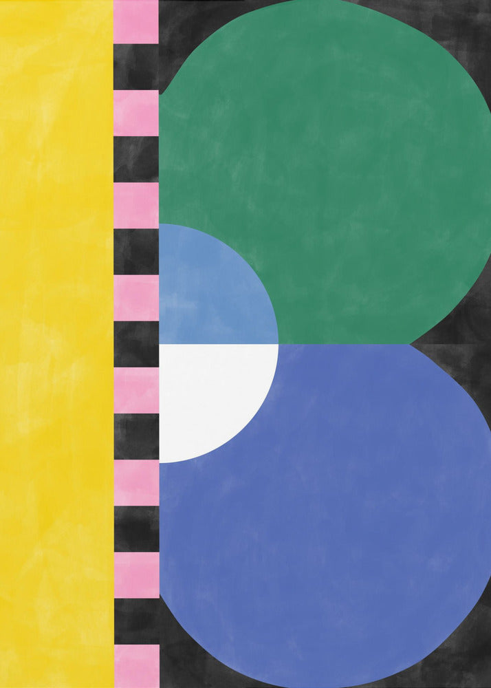 Colorful Geometry Block and shapes | Canvas