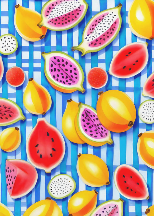 Tropical Fruit Pop | Poster