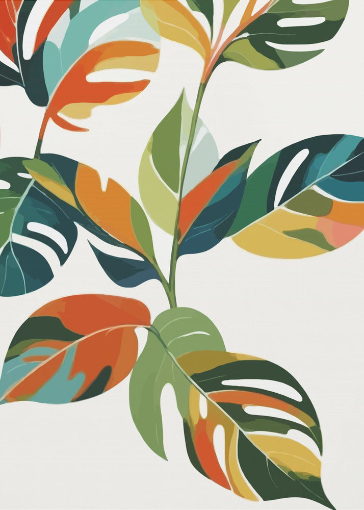 Botanical Celebration of Color | Canvas