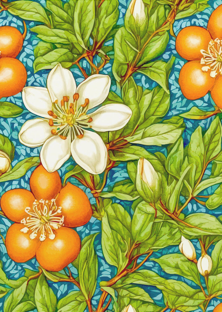 Orange Blossom Nature Plant | Canvas