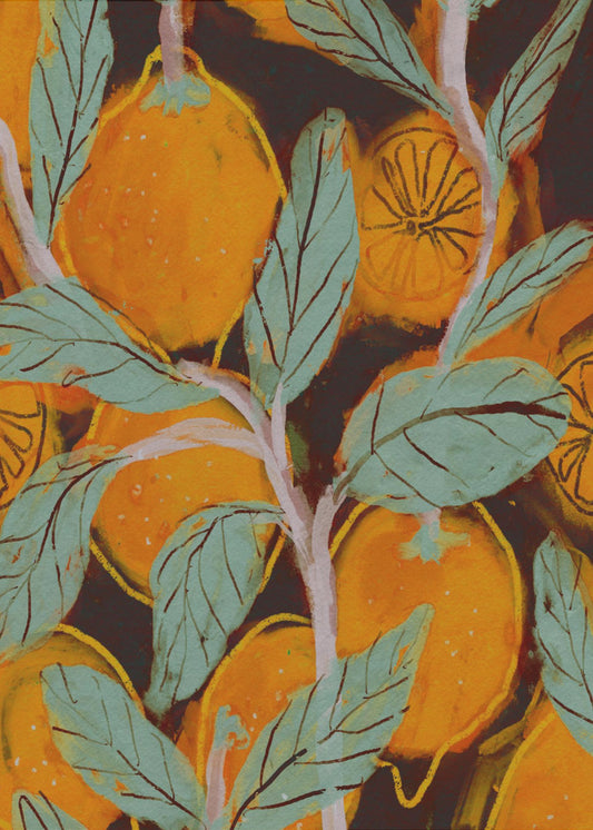 Orange Orchard Vibes | Canvas