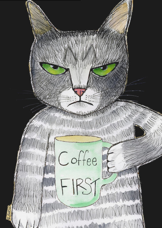 Coffee Cat | Poster