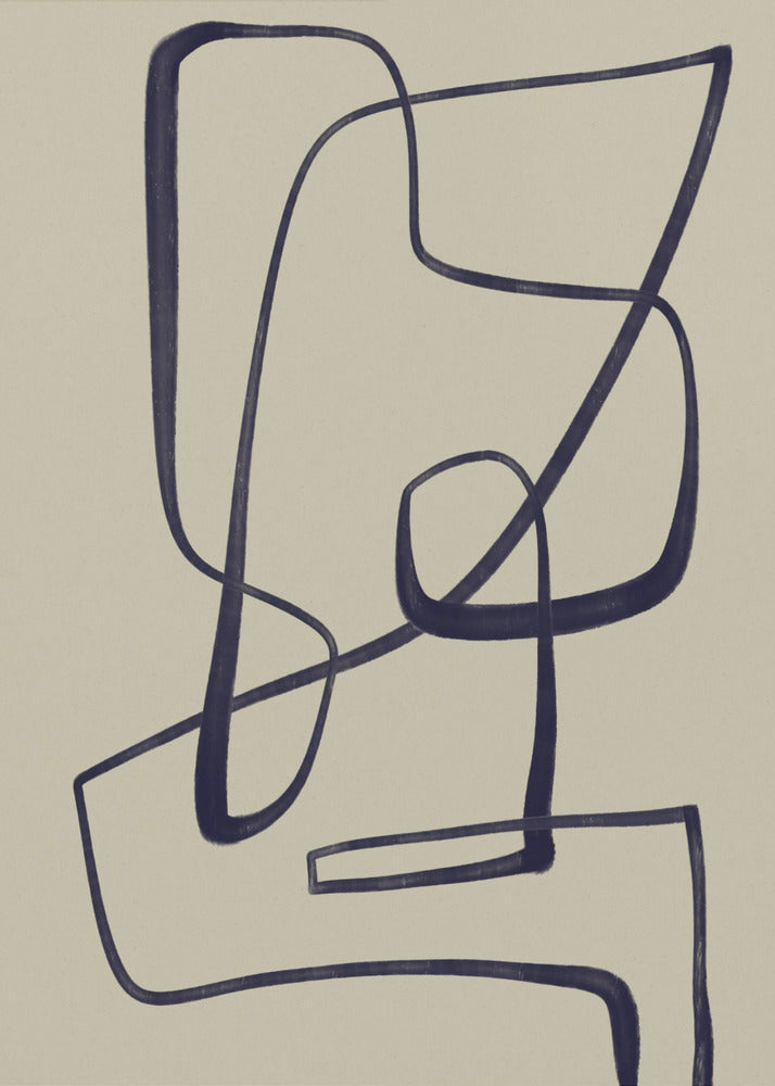 Curved Line Dance | Poster