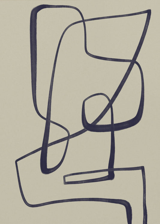 Curved Line Dance | Canvas