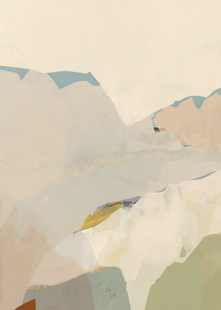 Peachy Mountain Range 2 | Canvas