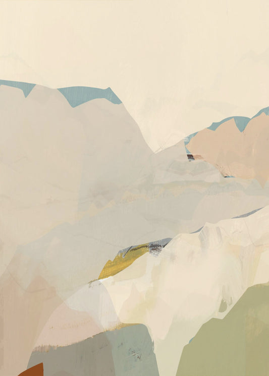 Peachy Mountain Range 2 | Canvas