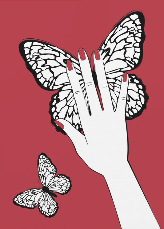 Holding a Butterfly | Poster