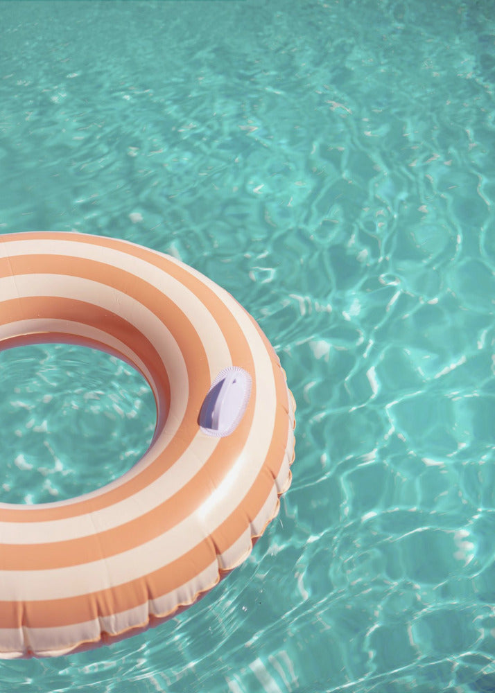 Peach Fuzz Swimming Pool Fun | Canvas