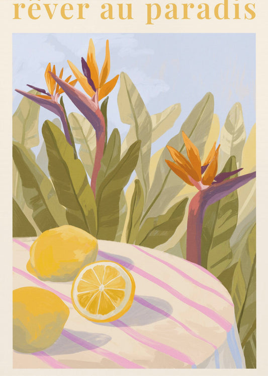 Rêver Au Paradis -  Lemon | Canvas