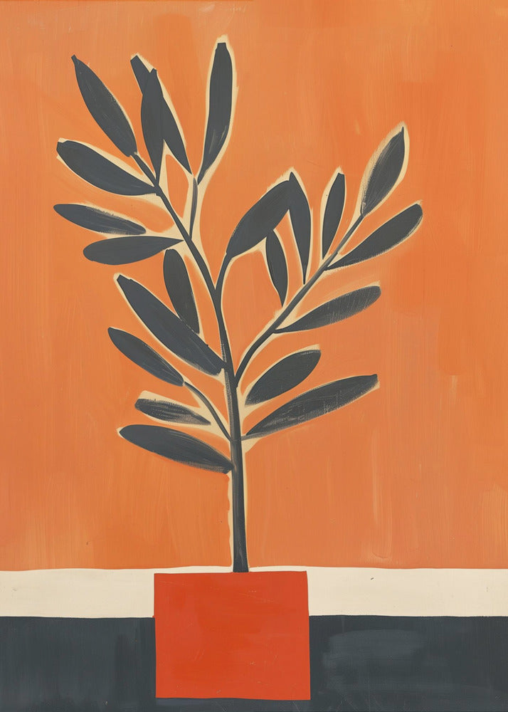 Orange Plant | Canvas