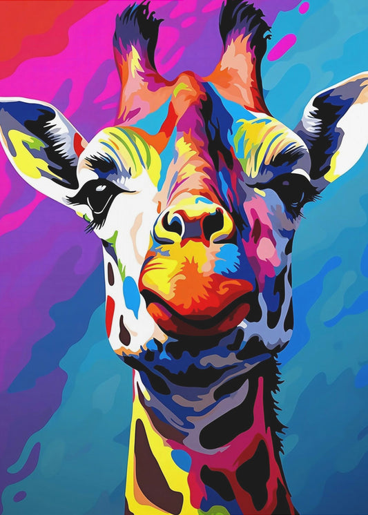 Giraffe Pop Art | Canvas