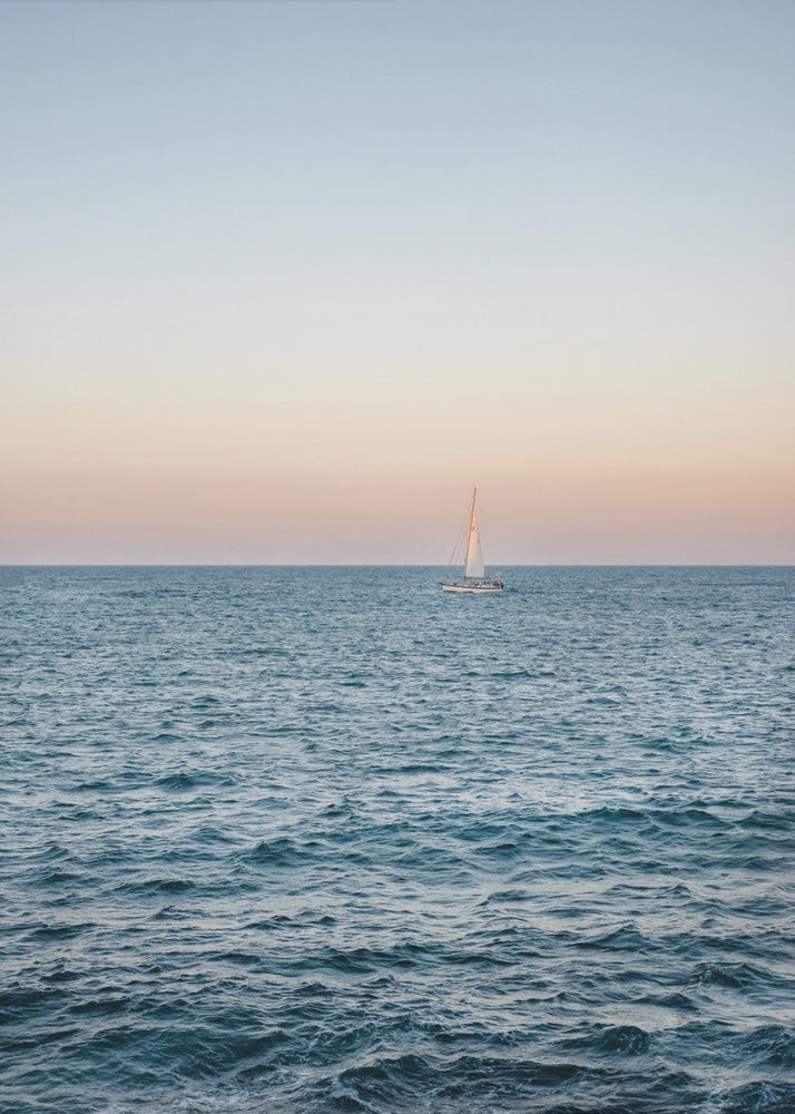 Amalfi Sunset Coast Sailing | Italy Travel Photography | Poster