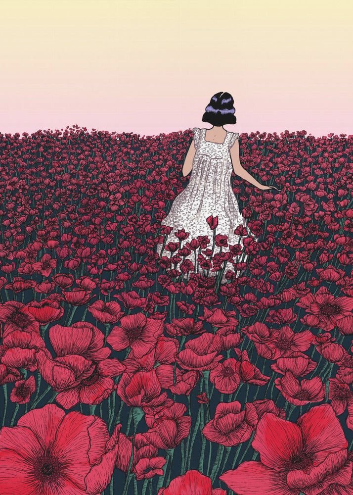 Field of Poppies Original Colour Copy 2 | Canvas