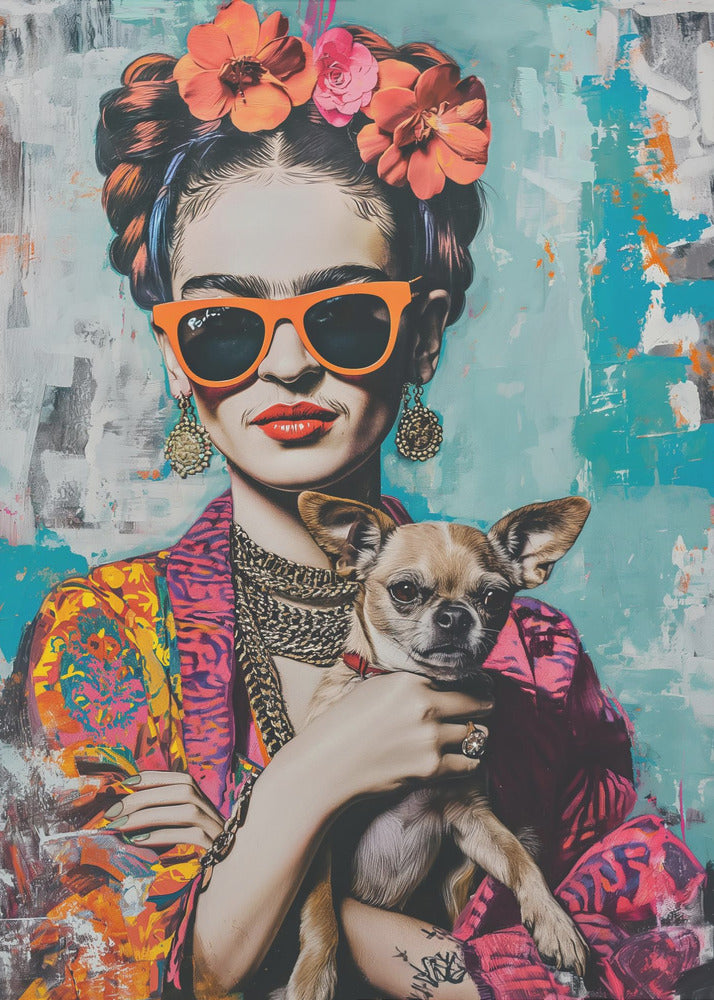 Frida Chihuahua | Canvas