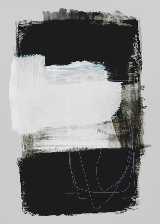 Abstract Brush Strokes 130 | Canvas