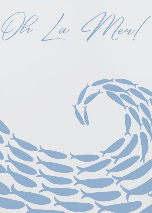 Fish Wave Symphony | Canvas