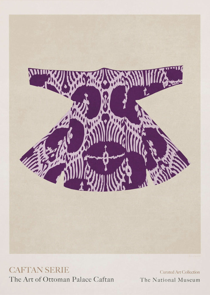 Purple Caftan Elegance | Canvas