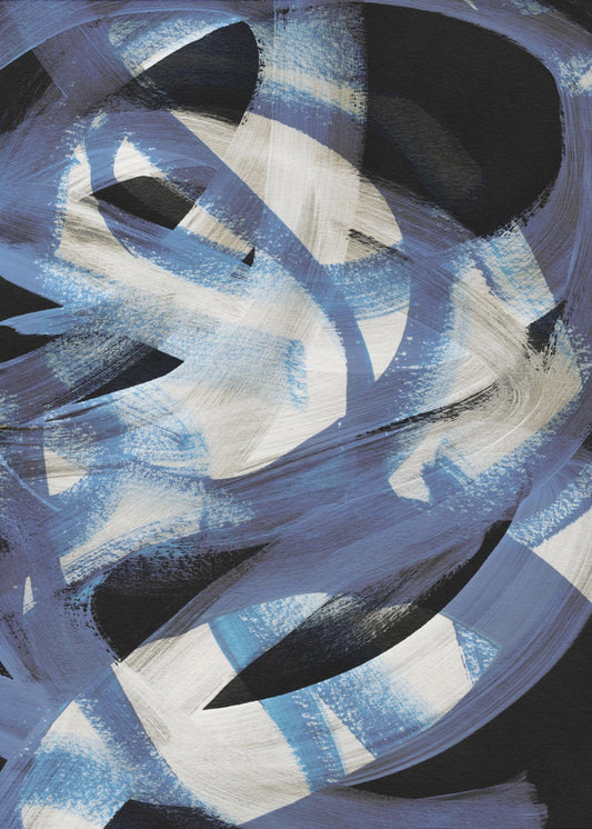 Abstract Brush Strokes 128 | Canvas