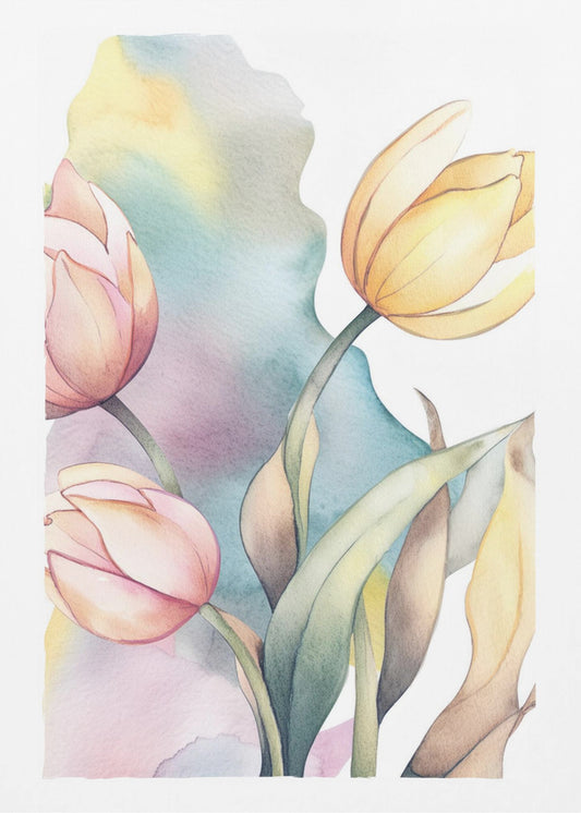 Watercolor Tulip | Canvas
