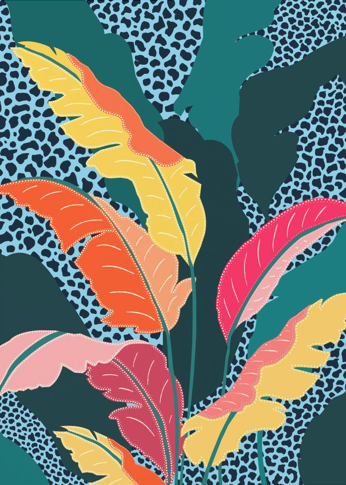 Teal & Tangerine | Poster