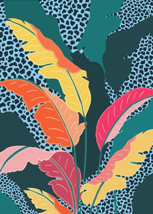 Teal & Tangerine | Poster