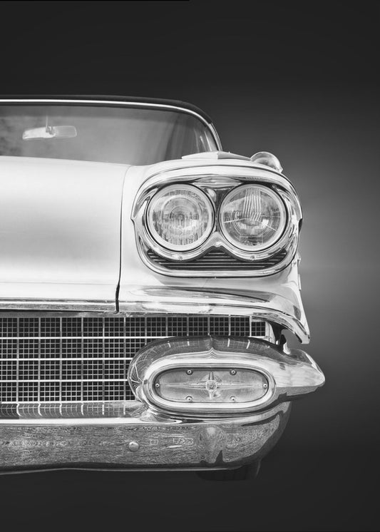 American classic car Bonneville 1958 Convertible | Poster