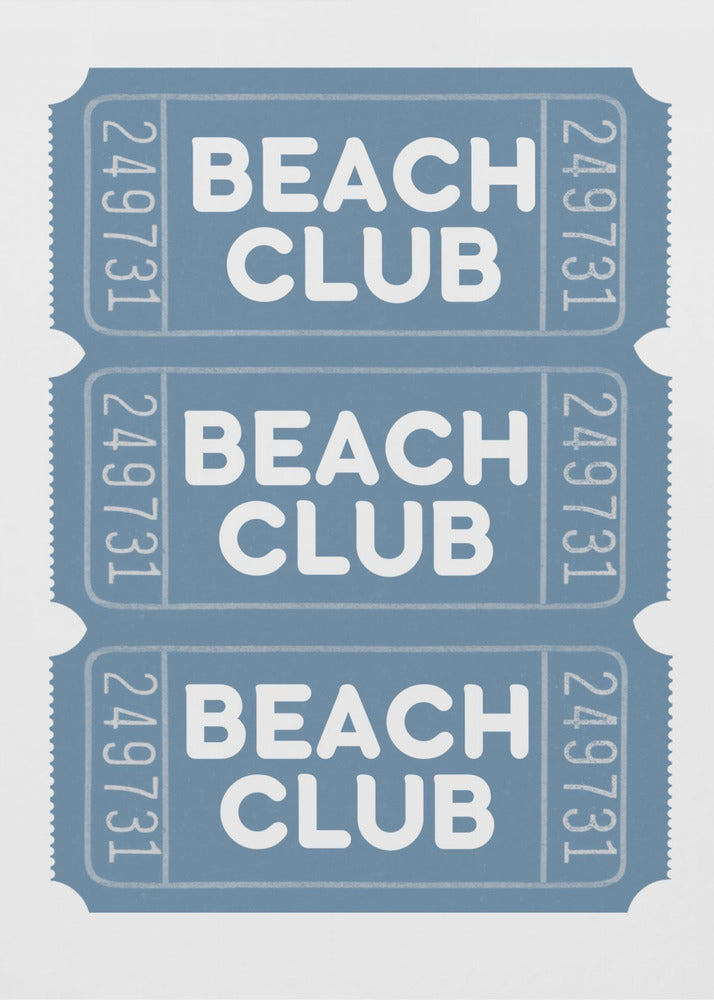 Beach Club Tickets | Poster