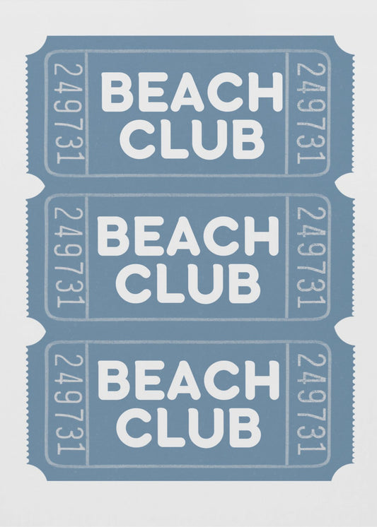 Beach Club Tickets | Poster