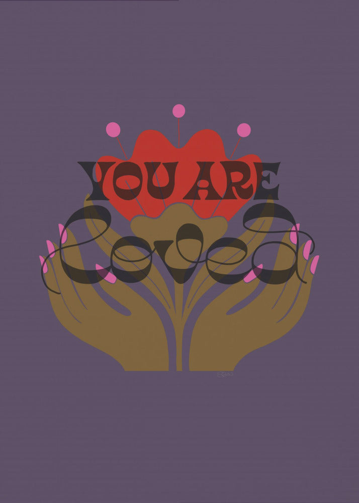 You Are Loved Purple | Poster