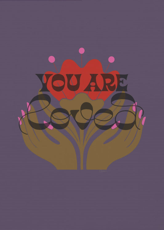 You Are Loved Purple | Poster