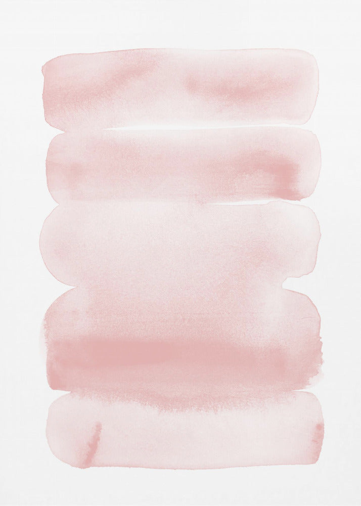 Abstract Blush Stripes | Poster