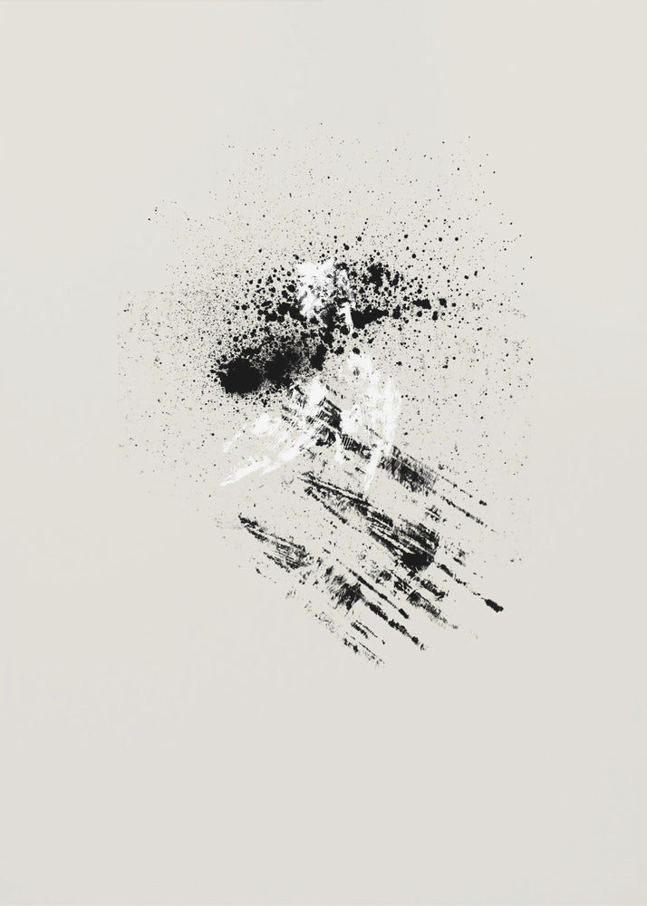 Brush splatters #6 | Canvas
