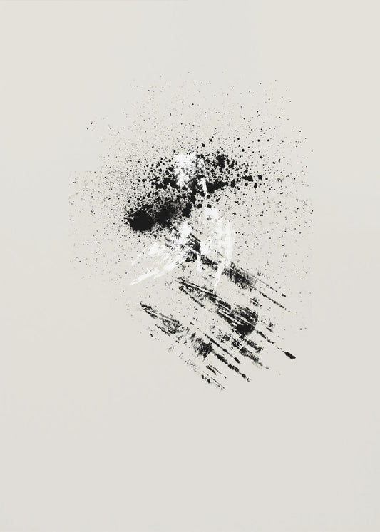 Brush splatters #6 | Canvas