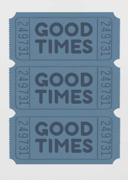 Blue Good Times | Canvas