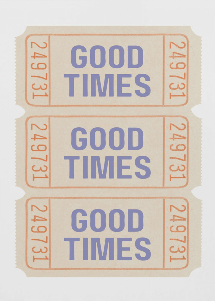 Coastal Blue Good Times | Poster