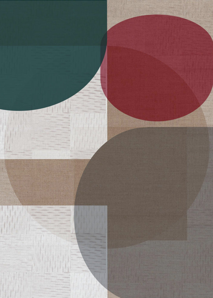 Woven Blue Green Red 2 | Poster