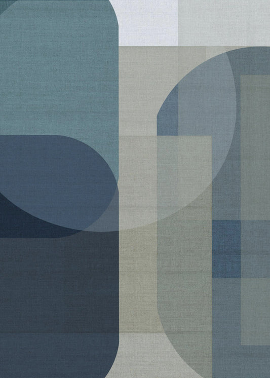 Woven Blue Layers 1 | Canvas