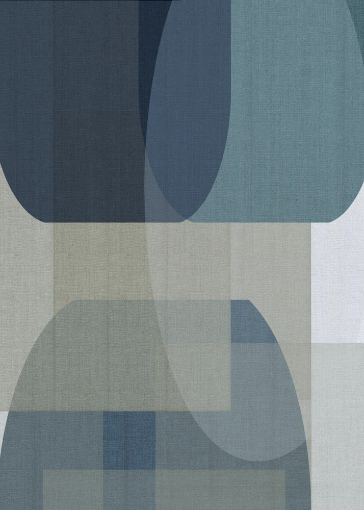 Woven Blue Layers 2 | Canvas