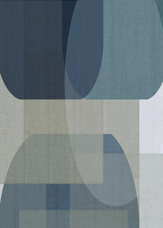 Woven Blue Layers 2 | Canvas