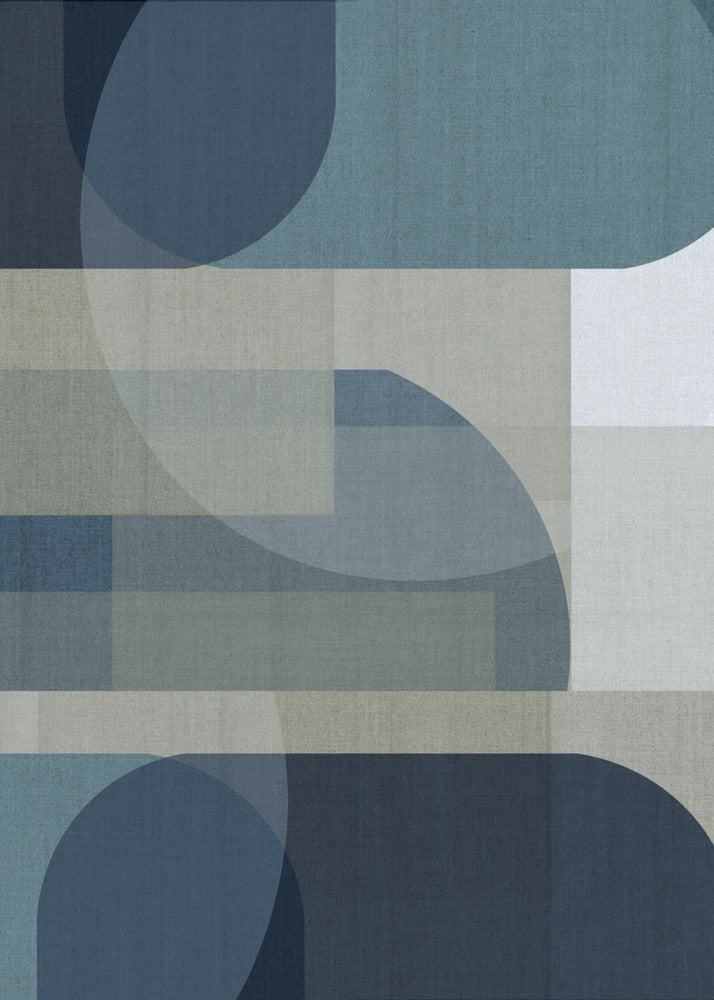 Woven Blue Layers 4 | Canvas
