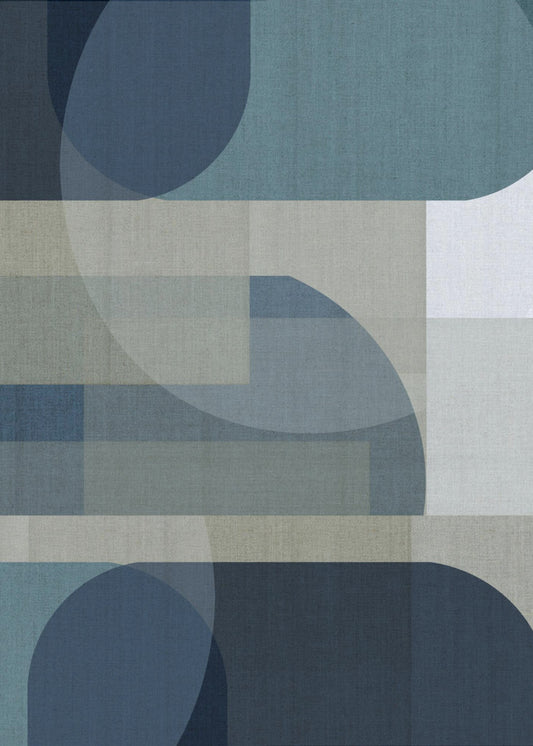 Woven Blue Layers 4 | Canvas