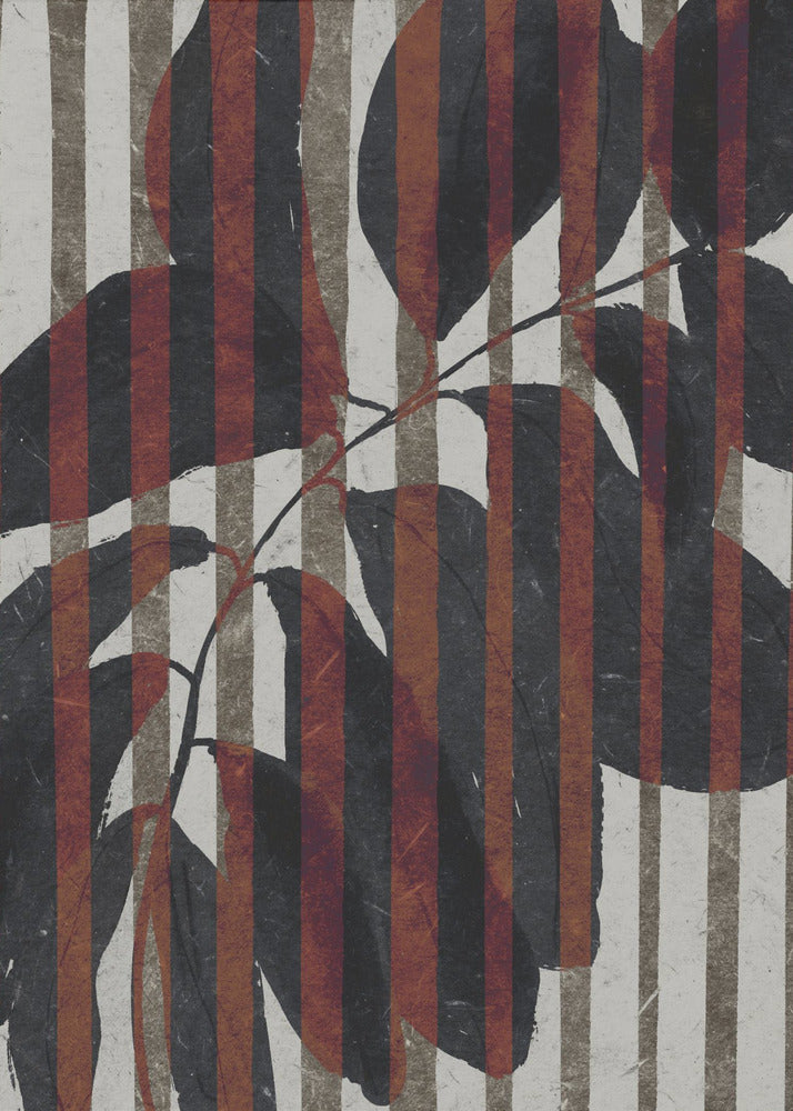 Striped Botanical | Poster