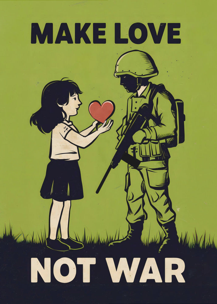 Make Love   Not War | Canvas