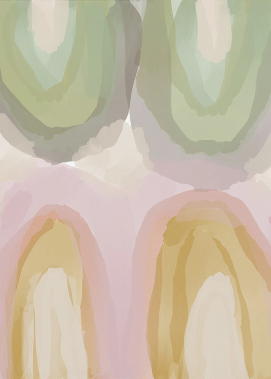 Watercolour Pastel Abstract | Poster