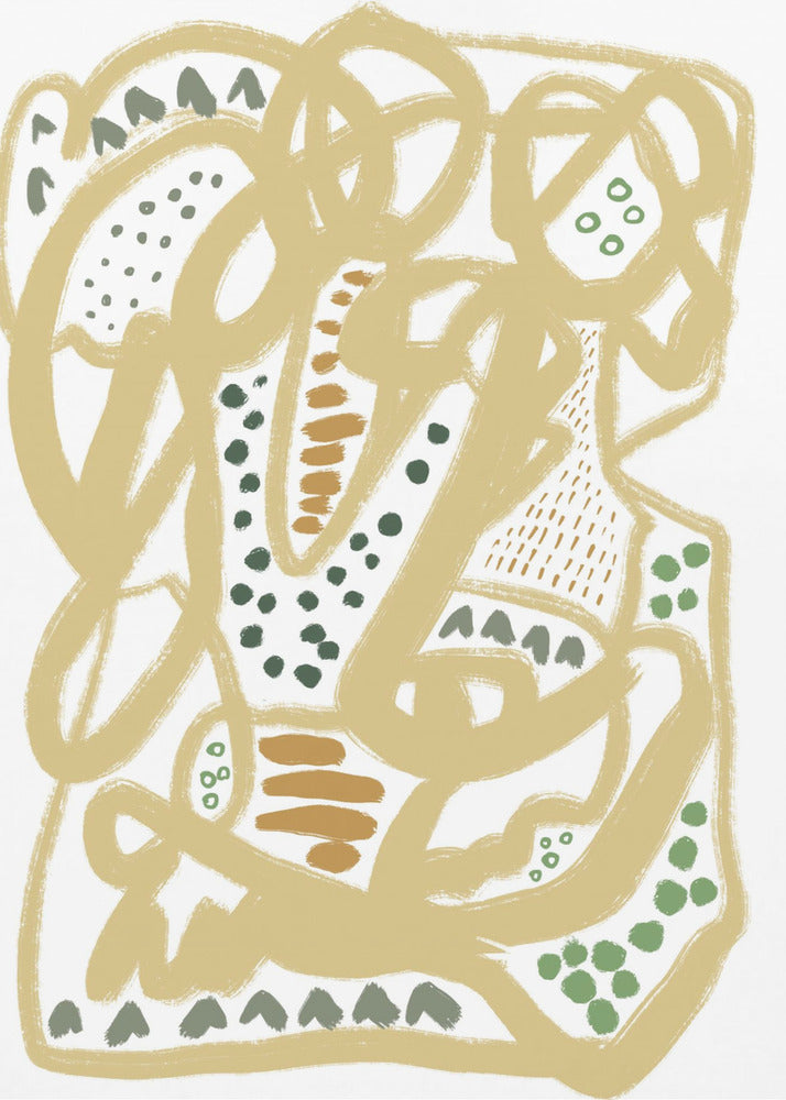 Scribble lines | Poster