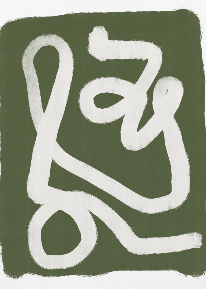 Abstract Green Lines 2 | Poster